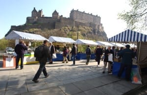 The Edinburgh Farmers' Market at the Castle Terrace