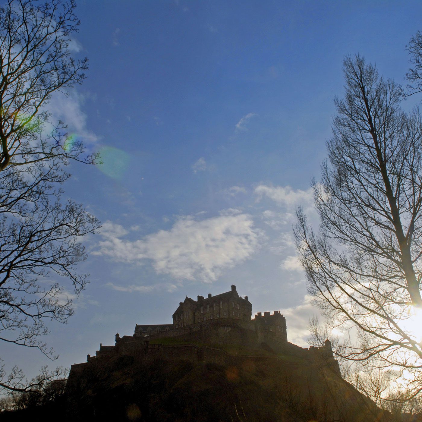 The view of Edinburgh Castle from Princes Street. Picture: TSPL