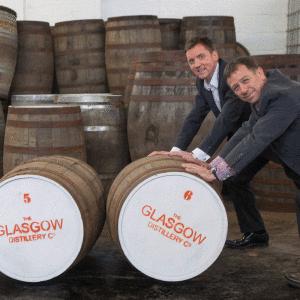 Liam Hughes and Ian McDougall from The Glasgow Distillery Co. Picture: HeMedia