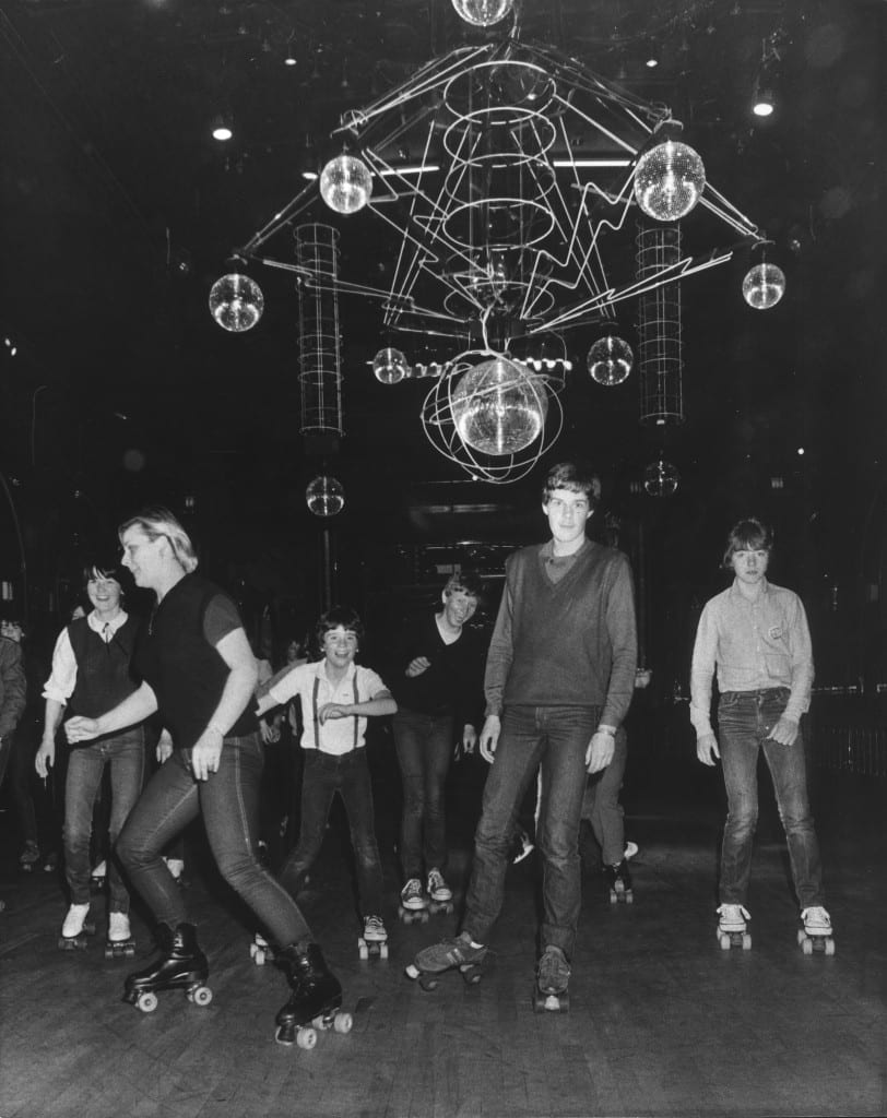 Coasters roller disco in 1982. Picture: TSPL