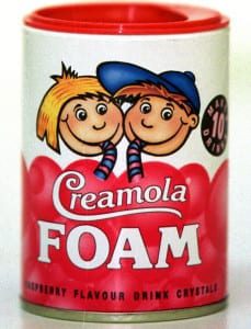 Creamola Foam powder - add to water for a fizzy drink. 28/10/98 PUBDATE_WS_01_25_1998_10_31