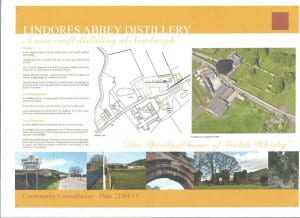The plans for the new distillery. Picture: Lindores