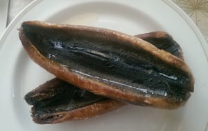 The lovely but rather plain kippers. Picture: JH