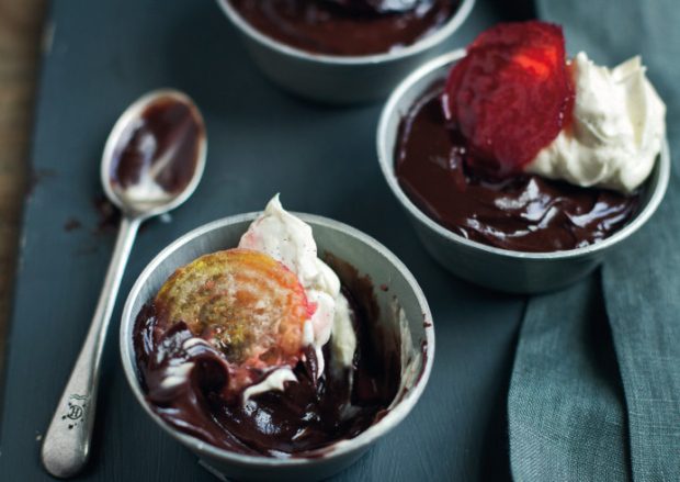 Chocolate and beetroot pots. Picture: Contributed