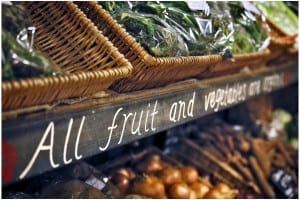 Organic fruit and veg at Pillars of Hercules. Picture: SAS