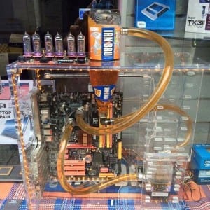 The Irn-Bru PC Cooling system. Picture: PCDoctor