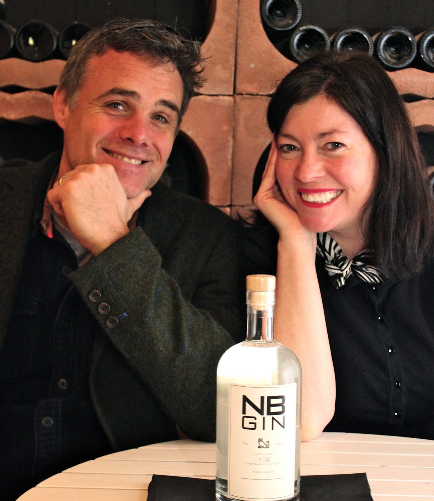 Steve and Vivienne Muir of NB Gin. Picture: NB gin