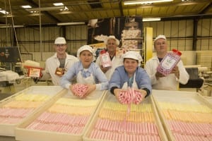 The Edinburgh Rock Factory continues to produce rock and other confectionery in a traditional and time honoured ways. Picture: TSPL