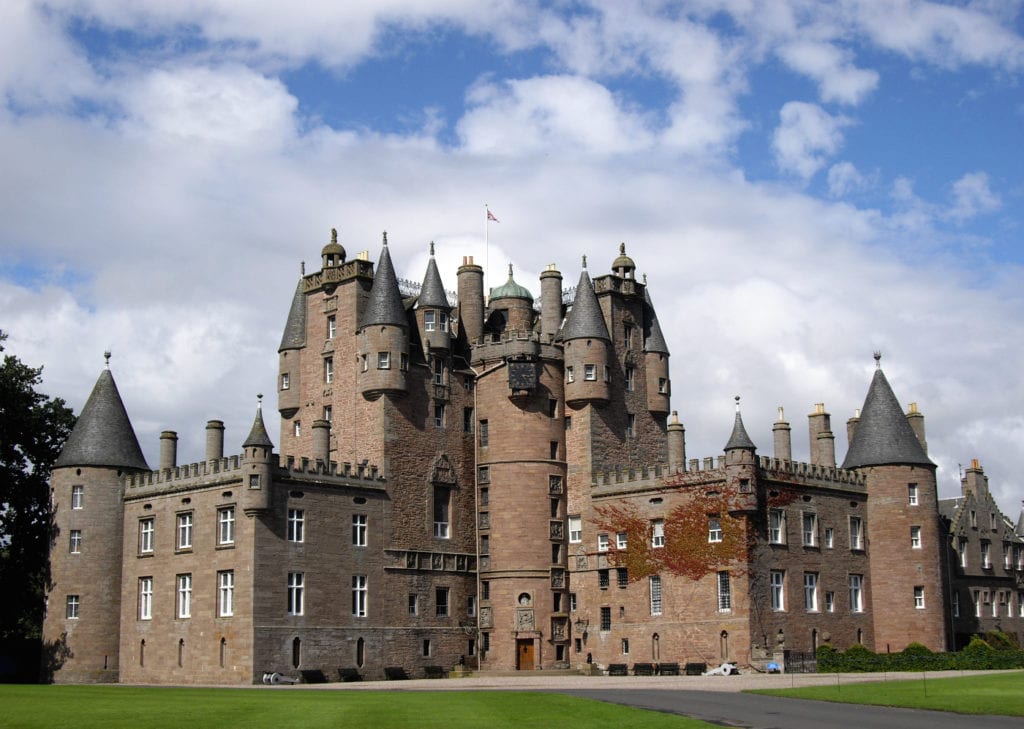 For two days in September Glamis Castle is transformed into the fairytale setting for a Christmas wonderland. Picture: Wikimedia