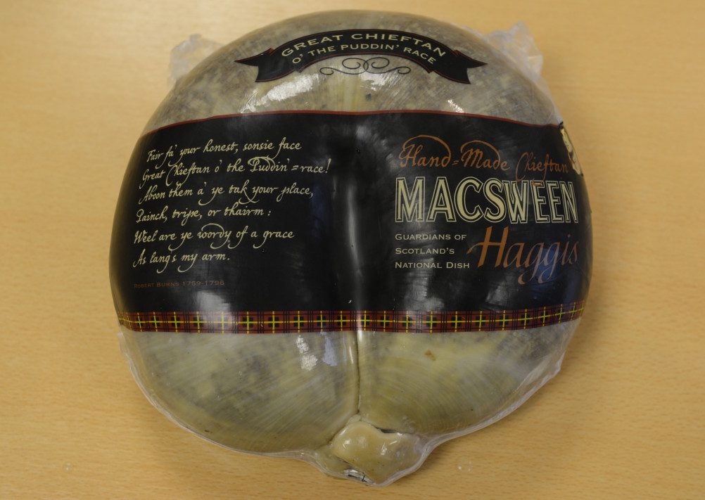 The bomb turned out to be a Macsween's haggis. Picture: Neil Hanna