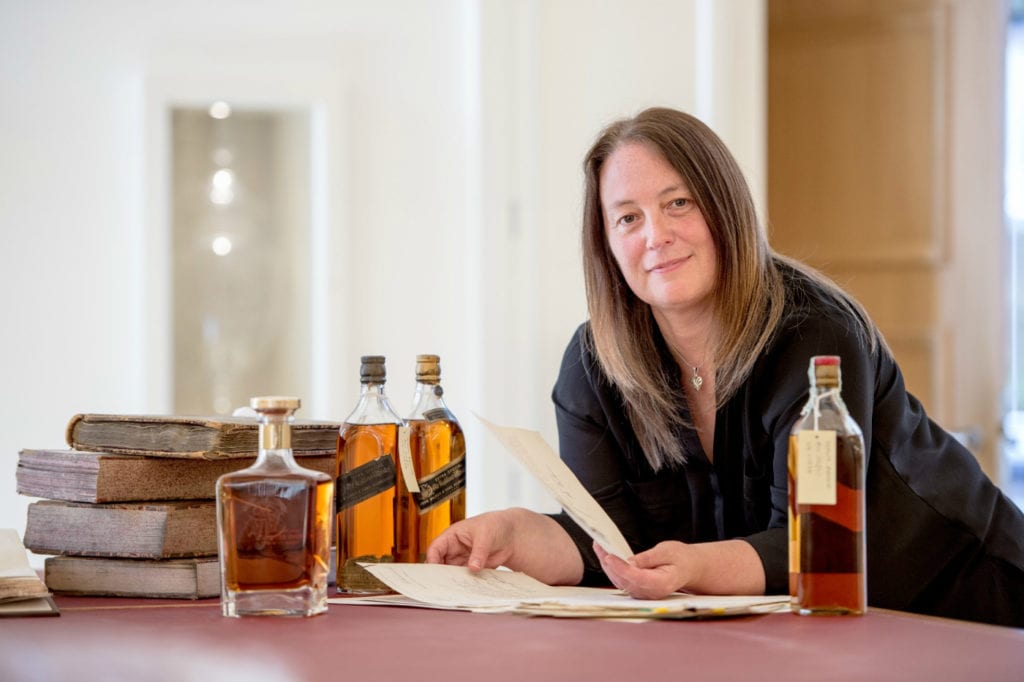 Christine is Diageo's Archive manager. Picture: Diageo