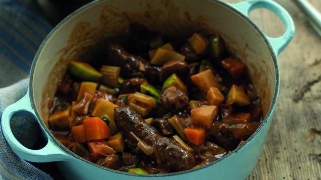 Venison sausage stew