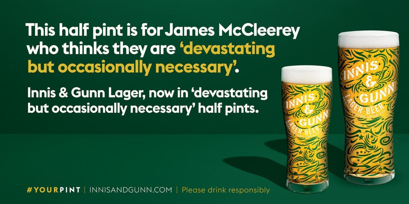 Innis Gunn Launch Hilarious Billboard Campaign That Takes Inspiration