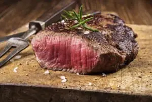 35 day, dry aged, Tweed Valley Chateaubriand. Picture: Arisaig