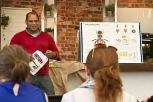 Last year's masterclass in  Bee keeping. Picture: Lanyard