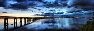 The spectacular sight from The View restaurant. Picture: The View