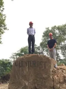 The discovery has baffled Chinese construction workers. Picture: Central News Agency