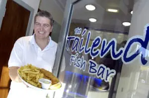 Colin working at the Tail End in 2008. Picture: TSPL