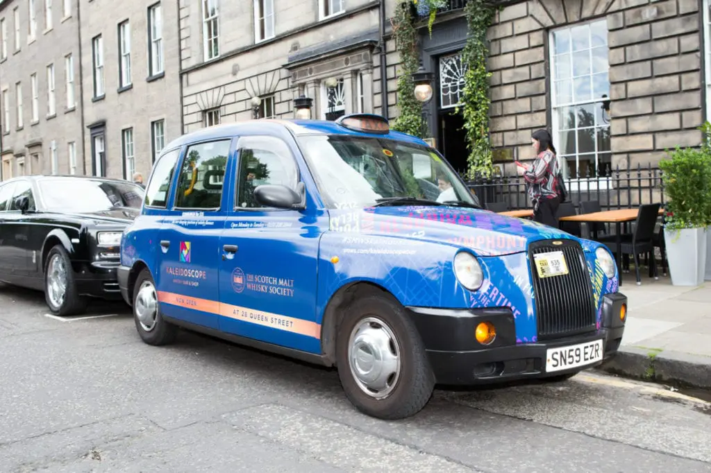 SMWS Kaleidescope taxi