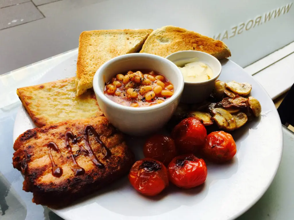 The full Scottish fry-up. Picture: Rose & Grants