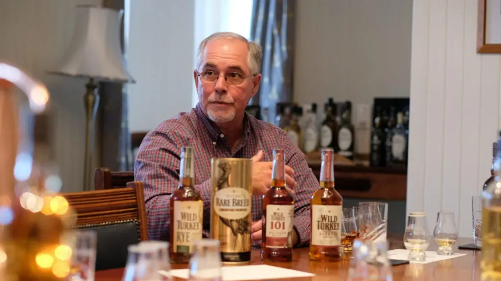 Eddie gives his own tasting notes. Picture: Alex Mitchell