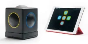 photography of Skoog music machine