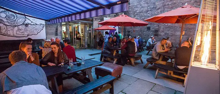 beer gardens in Edinburgh