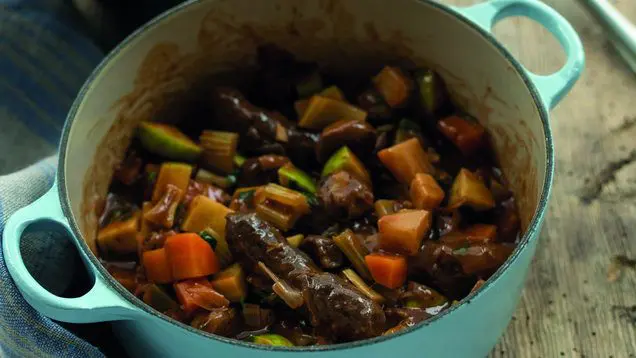 Venison sausage stew