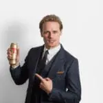 Outlander star Sam Heughan given Tennent’s Golden Can award