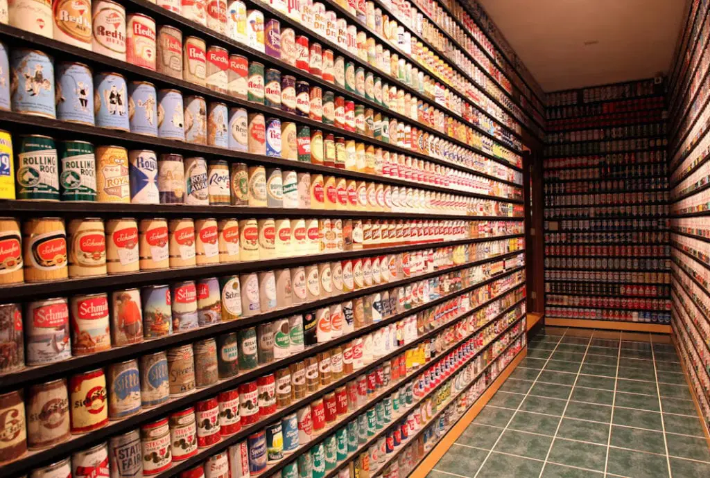 World's biggest beer can collection