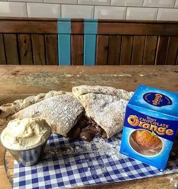 Chocolate calzone