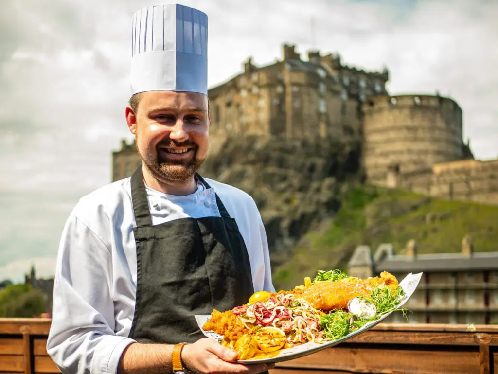 Apex Grassmarket hotel fish and chips challenge