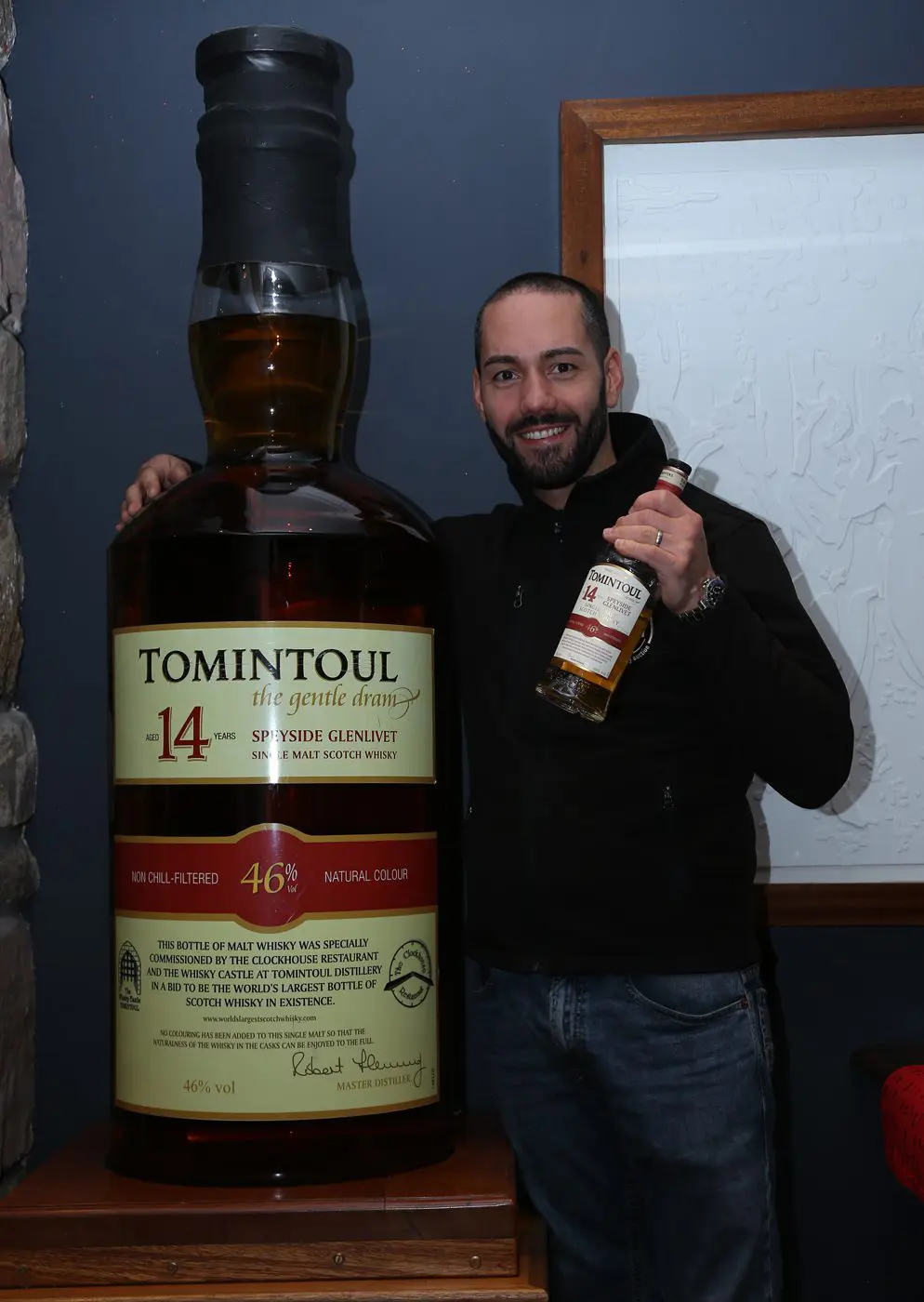 World's biggest bottle of Scotch