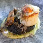 Gastrotour of Scotland recipe: Maciek Szymik's Hand dived scallops with black pudding
