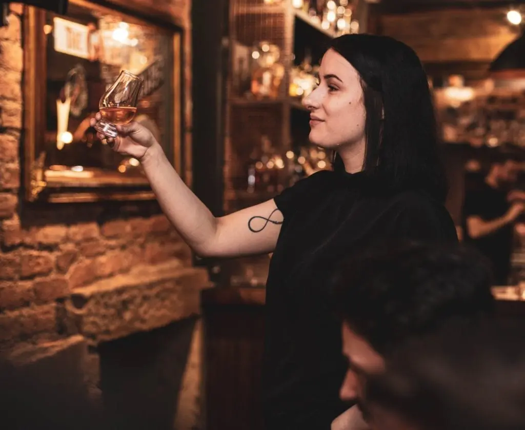 women food and drink