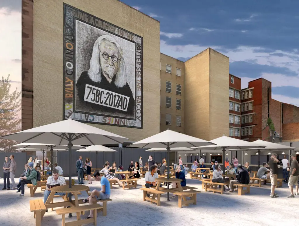 beer garden
