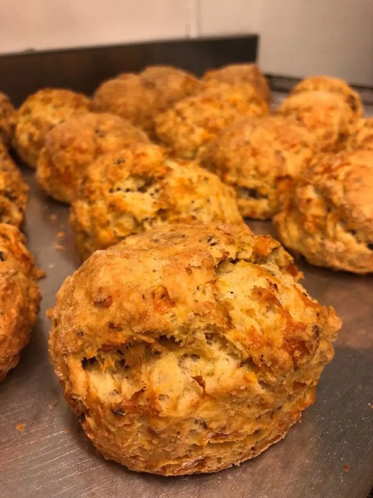 haggis and cheese scones