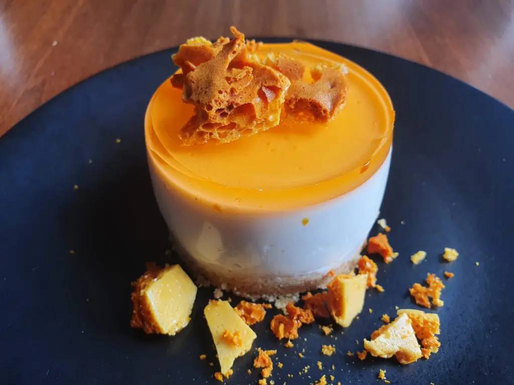 Traquair Arms Irn Bru dessert