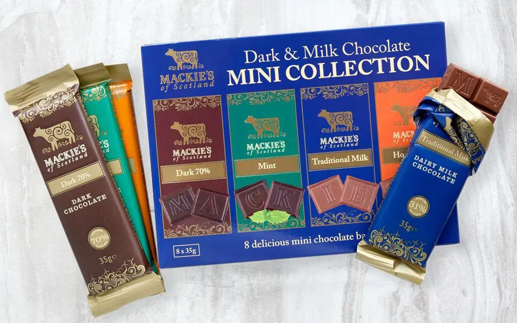 Mackie's of Scotland diversified into making a range of chocolate bars