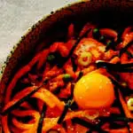 Kimchi and bacon udon recipe from Bowls & Broths by Pippa Middlehurst