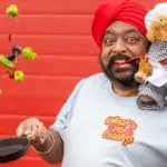 Tony Singh serves up cosmic chilli peppers at Langholm Chilli Festival