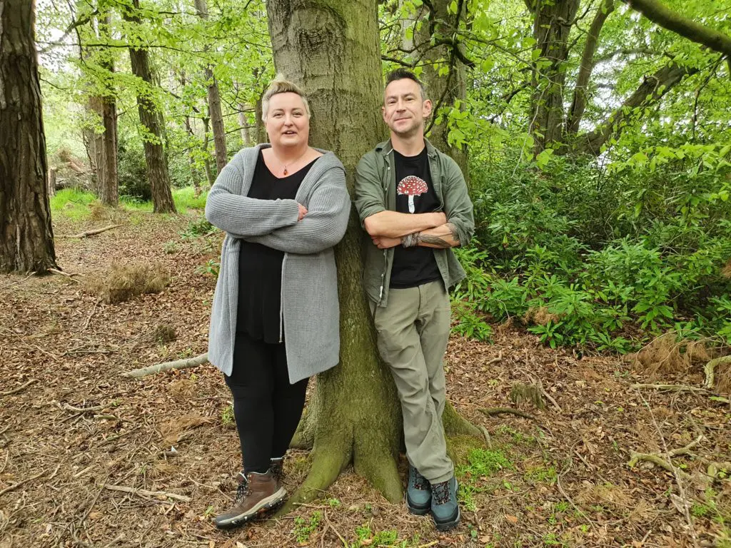 The Wee Folk of the Woods Foraging