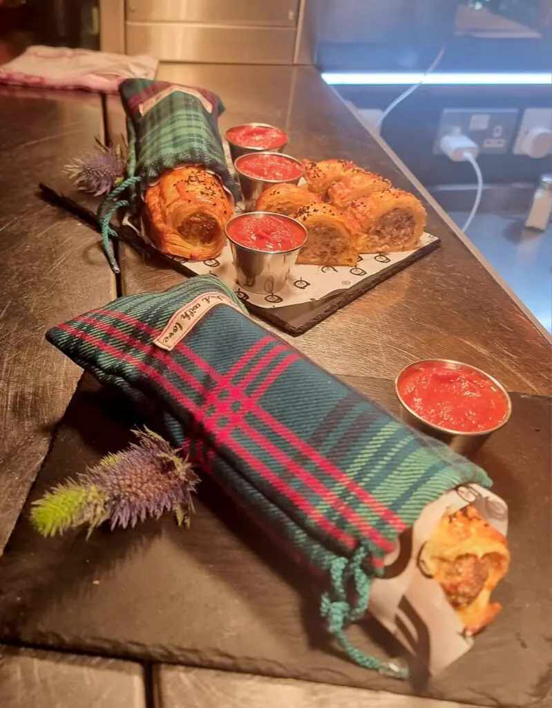 Scots cafe sausage roll