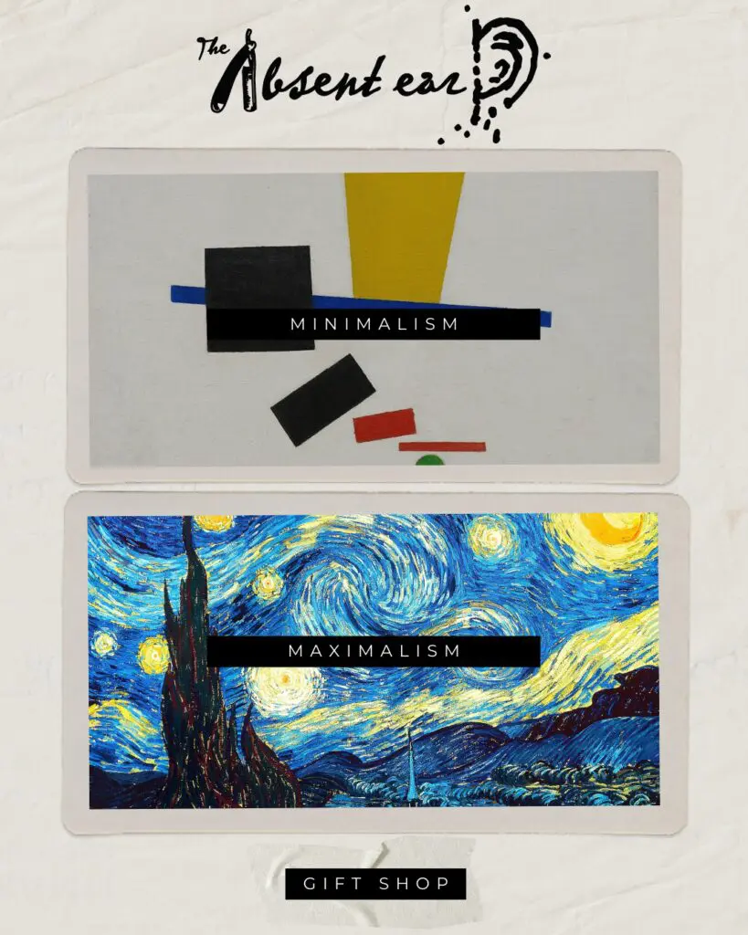 immersive cocktail menu Absent Ear