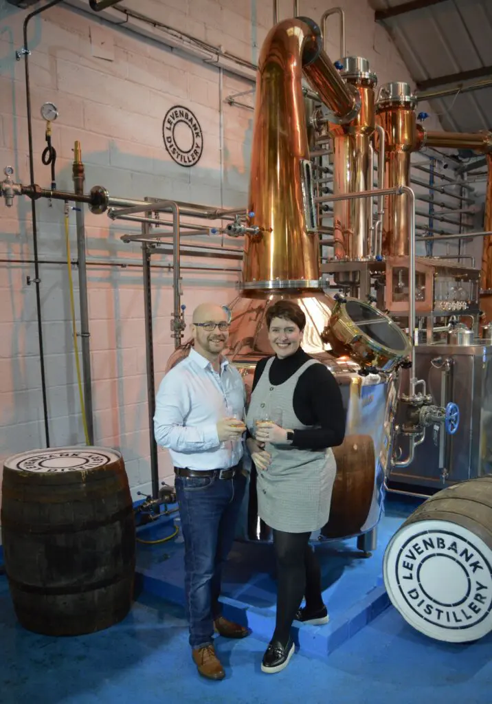 Levenbank whisky distillery 