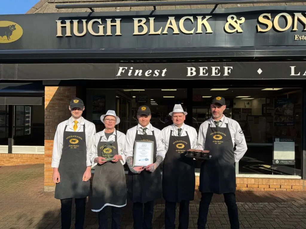 Scottish butcher best black pudding
