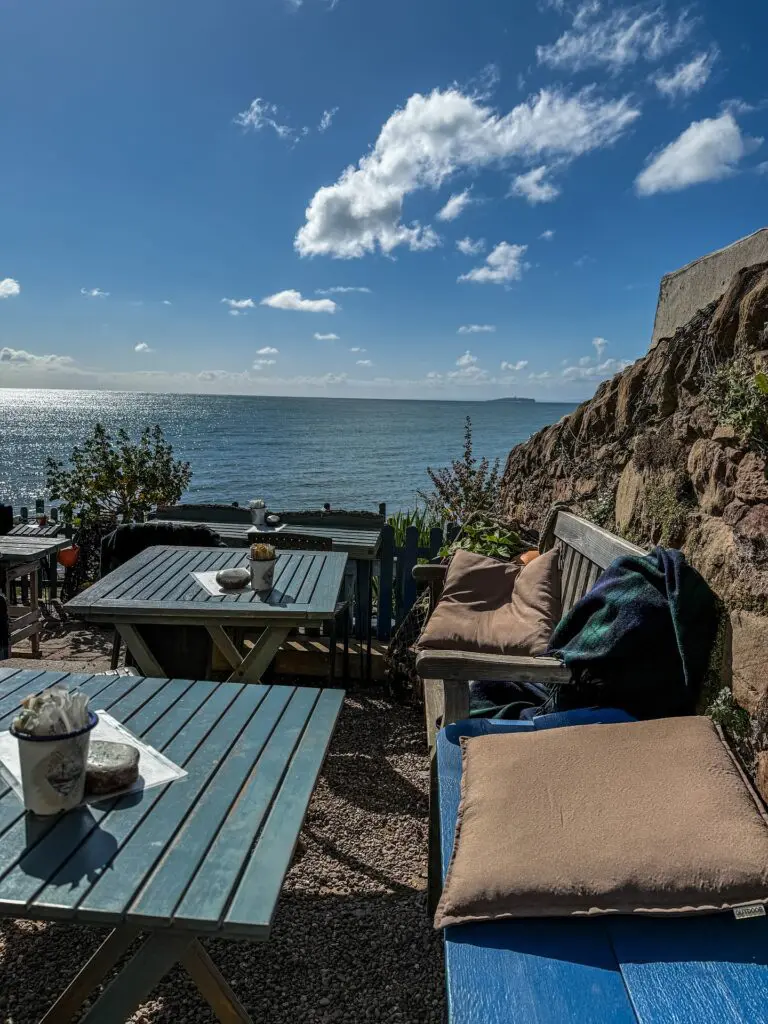 scottish tearoom sea views and cakes
