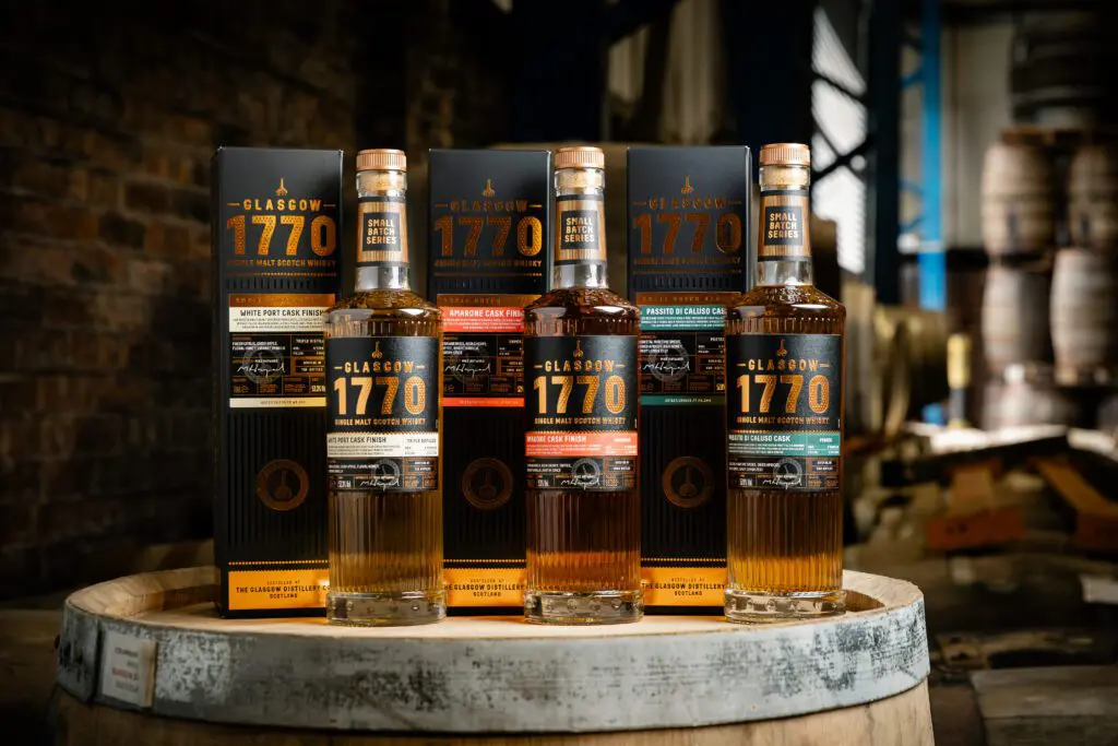 Glasgow Distillery small batch whiskies
