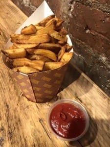 Frites with firecracker ketchup. Picture: Pomme Frites