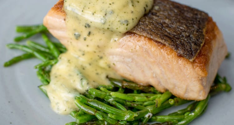 Tom Kitchin's Sea Trout with Seaweed and a Seaweed 